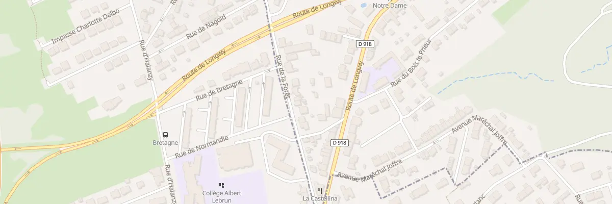 Plan du 15 Rue de la Foret à Mont-Saint-Martin