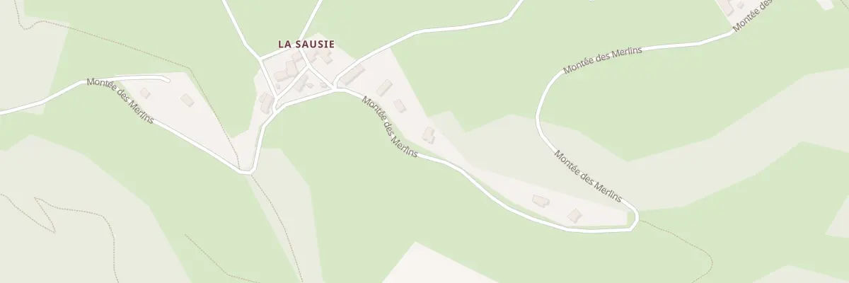 Plan du 2324 Montée des Merlins à Susville