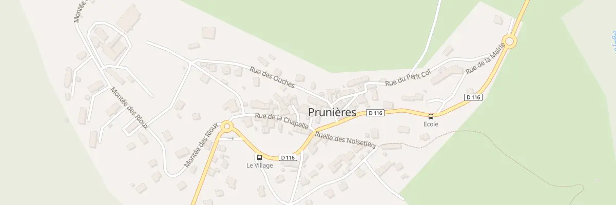 Plan du 5042 Le Village à Prunières