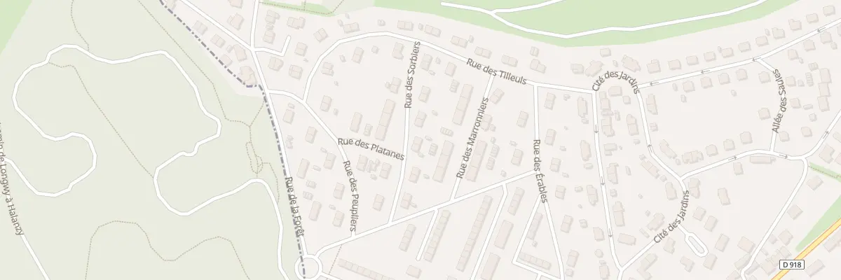 Plan du 13 Rue des Sorbiers à Mont-Saint-Martin