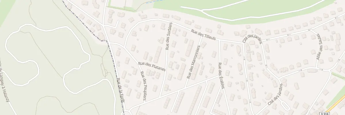 Plan du 11 Rue des Sorbiers à Mont-Saint-Martin