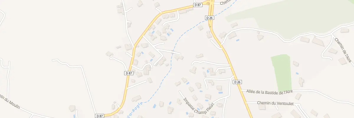 Plan du 1510 Rte des Oratoires au Castellet