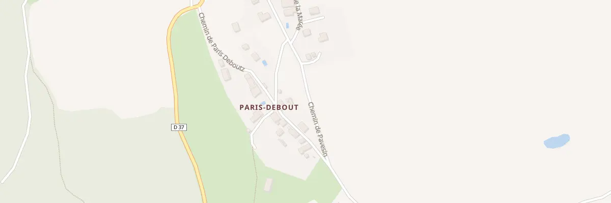 Plan du 5261 Paris Debout à Massignieu-de-Rives