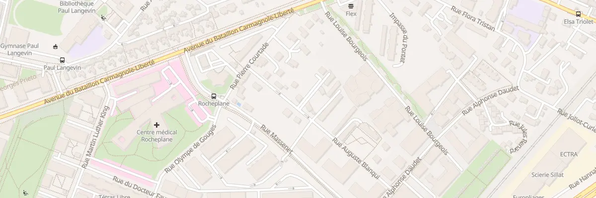 Plan du 9 Rue Auguste Blanqui à Saint-Martin-d’Hères
