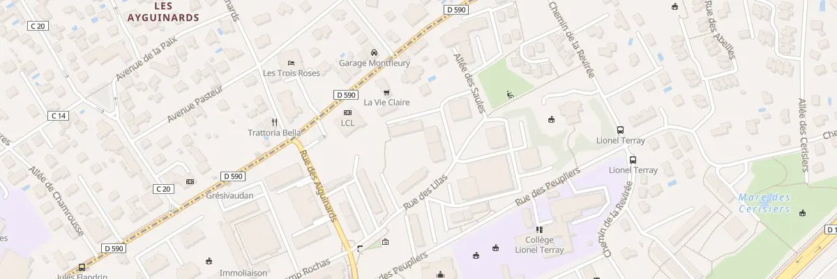 Plan du 10 Rue des Lilas à Meylan