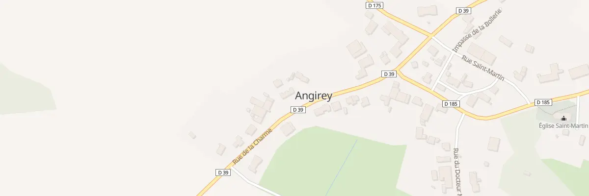 Plan du 16 Rue de la Charme à Angirey