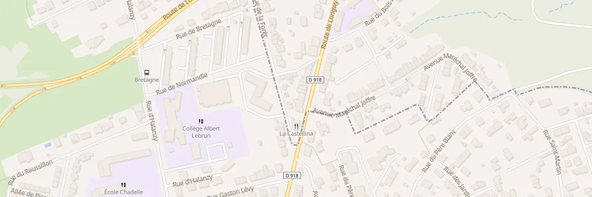Plan du 120 Rte de Longwy à Mont-Saint-Martin