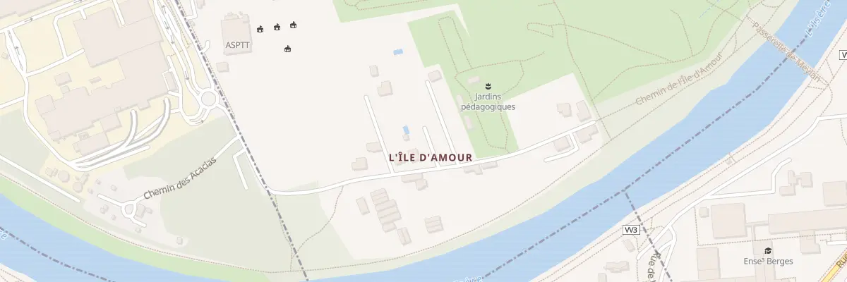 Plan du 9009 Che de l’Ile d’Amour à Meylan