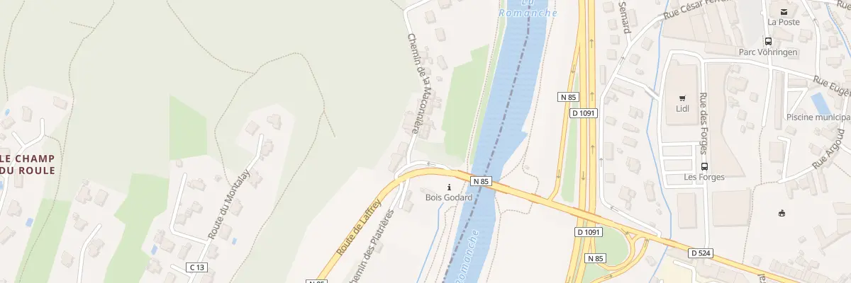 Plan du 40 Che de la Maconnière à Notre-Dame-de-Mésage