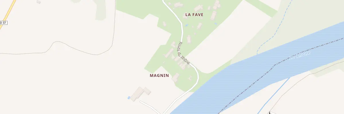 Plan du 1667 Rte du Rhône à Parves et Nattages