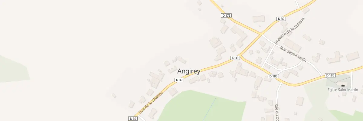 Plan du 12 Rue de la Charme à Angirey
