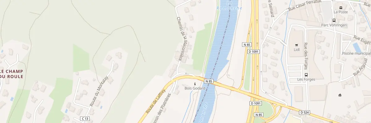 Plan du 48 Che de la Maconnière à Notre-Dame-de-Mésage
