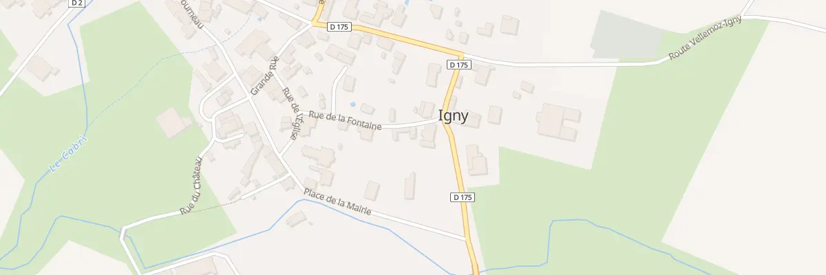 Plan du 6 Rue de la Fontaine à Igny