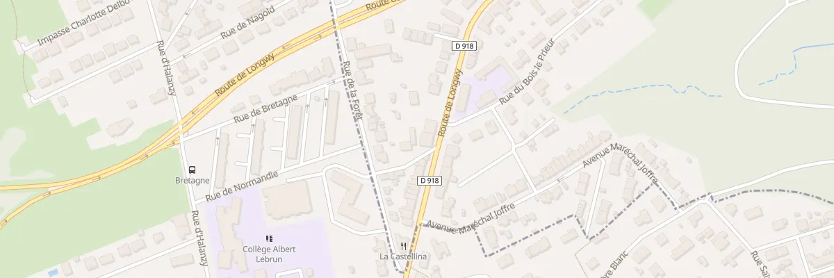 Plan du 104 Rte de Longwy à Mont-Saint-Martin
