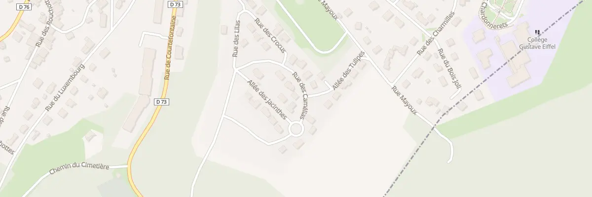 Plan du 7 Rue des Camélias à Fraisans