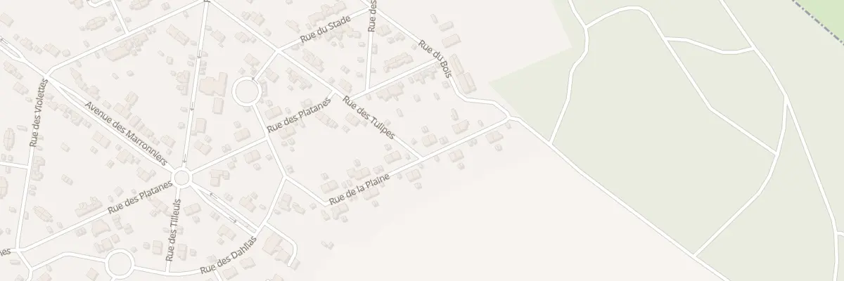 Plan du 13 Rue de la Plaine à Mercy-le-Bas