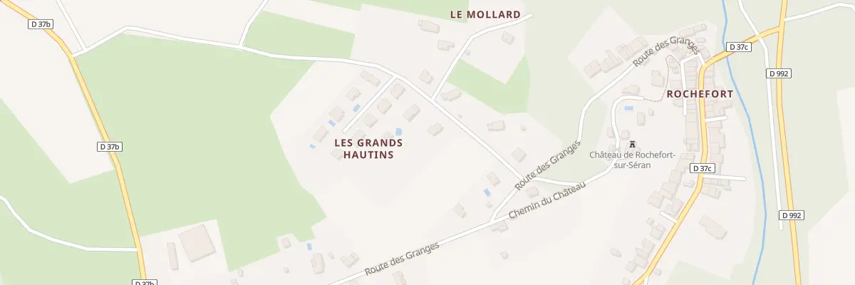 Plan du 101 Les Grands Hautins à Cressin-Rochefort