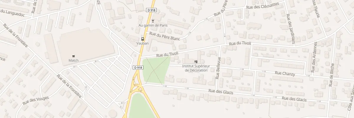 Plan du 8 Rue du Tivoli à Longwy