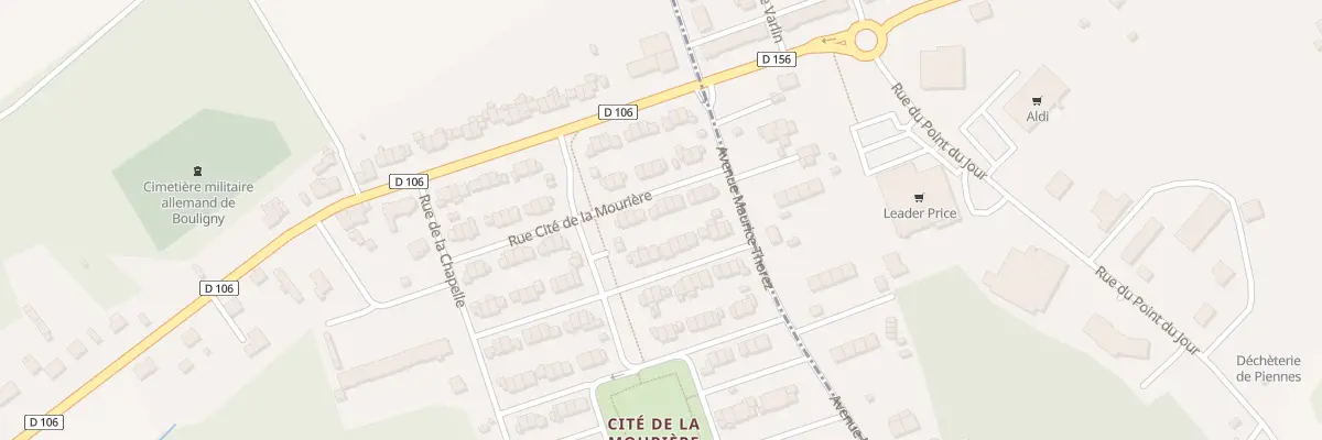 Plan du 40 Rue Cite de la Mouriere à Bouligny