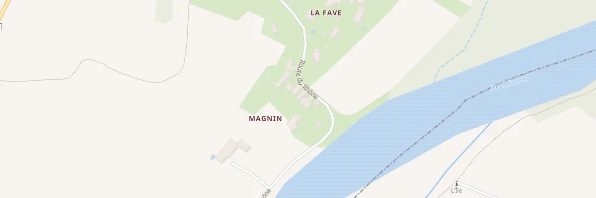 Plan du 1653 Rte du Rhône à Parves et Nattages