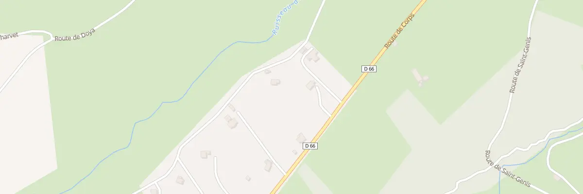 Plan du 649 Rte de Corps à Mens
