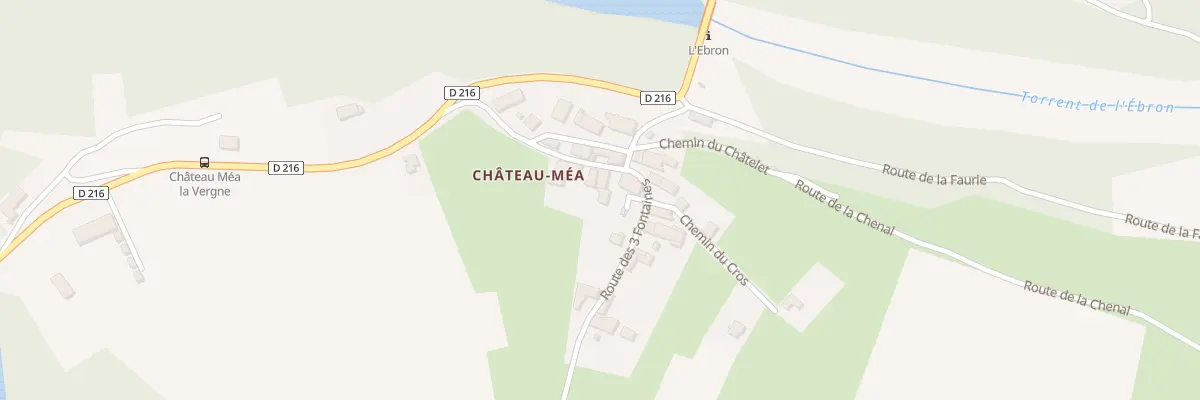 Plan du 5104 Hameau de Château-Méa à Tréminis