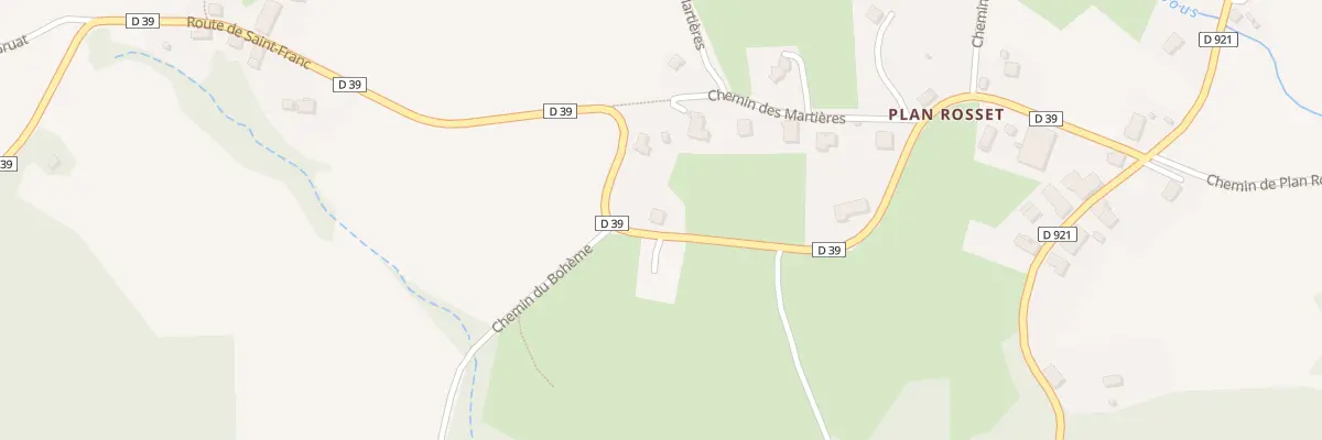 Plan du 454 Rte de Saint-Franc à Attignat-Oncin