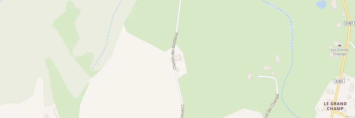 Plan du 400 Che des Martières à Attignat-Oncin