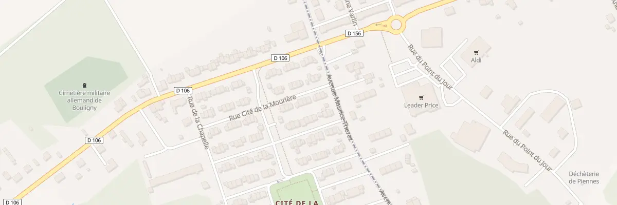Plan du 39 Rue Cite de la Mouriere à Bouligny