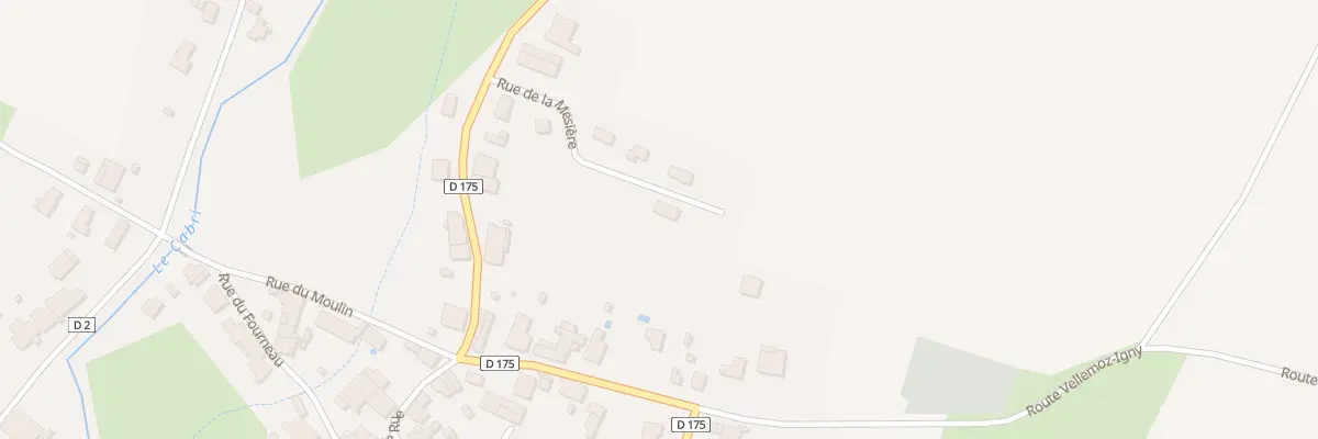 Plan du 8 Rue de la Mesiere à Igny
