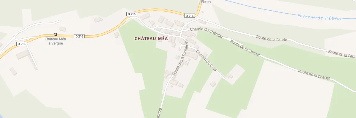 Plan du 240 Rte des 3 Fontaines à Tréminis