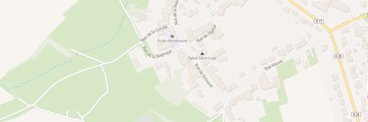 Plan du 1 Rue de la Bagnault à Chenières