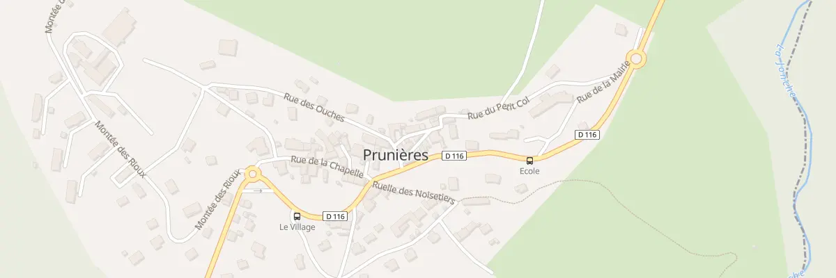 Plan du 35 Rue du Petit Col à Prunières