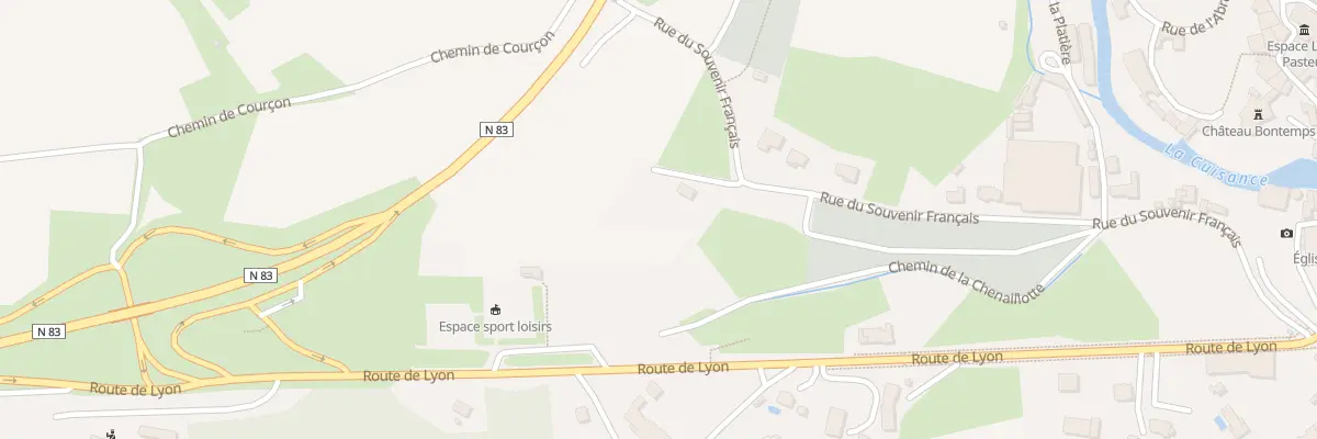 Plan du 15 Rue du Souvenir Francais à Arbois