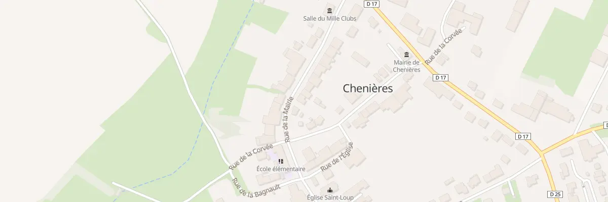 Plan du 15 Rue de la Mairie à Chenières