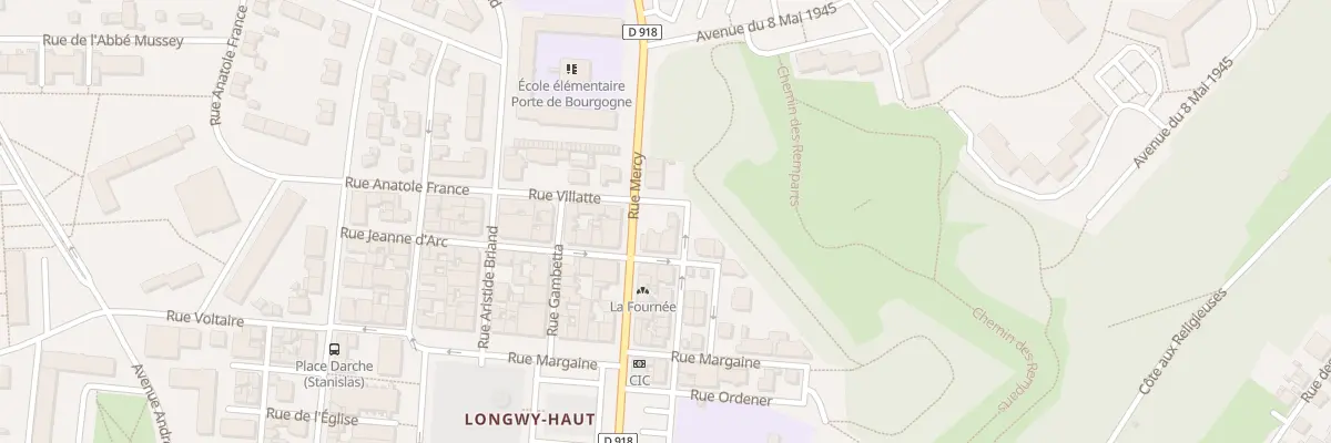 Plan du 8 Rue Villatte à Longwy