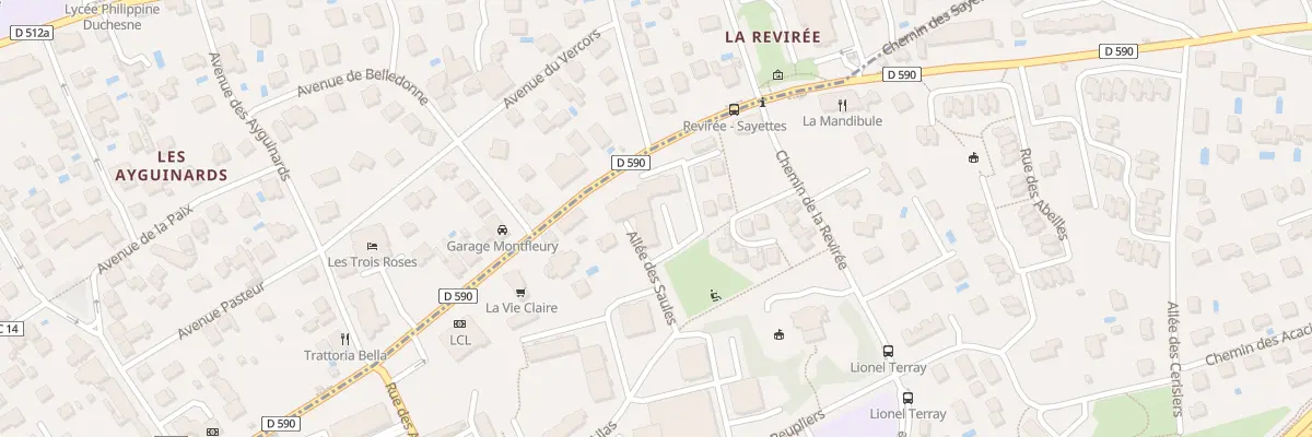 Plan du 4 All des Saules à Meylan