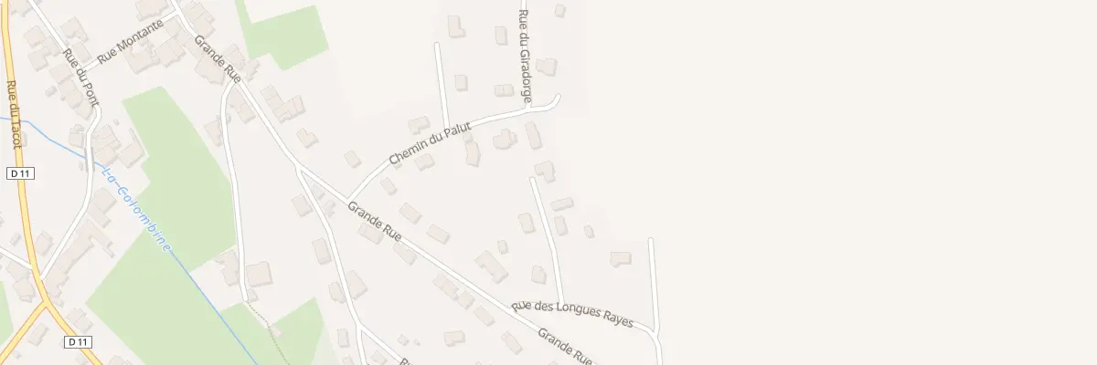 Plan du 3B Rue des Longues Rayes à Colombine
