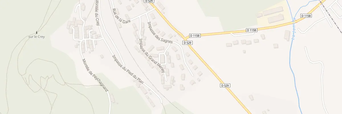 Plan du 148 Imp du Grand Meney à Susville