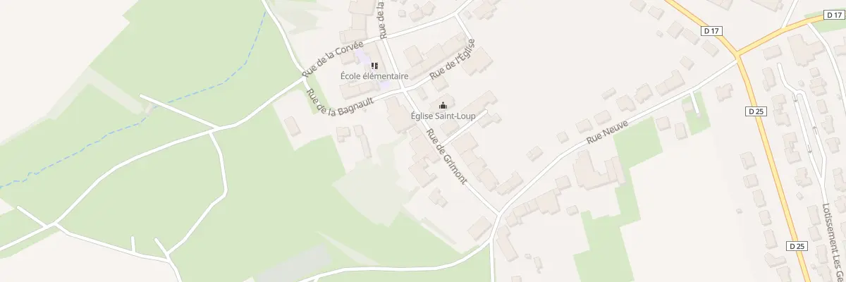 Plan du 2B Rue de Grimont à Chenières