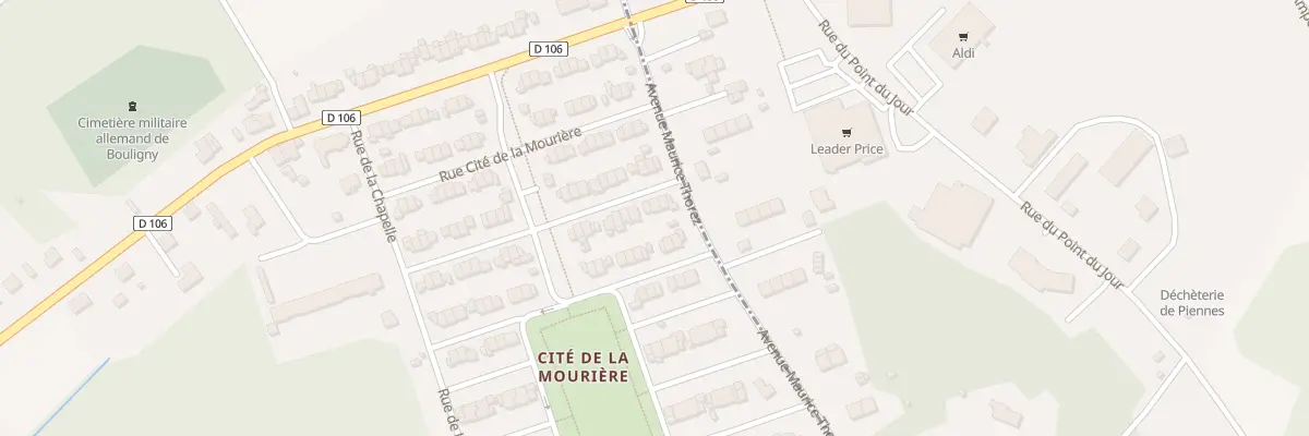 Plan du 62 Rue Cite de la Mouriere à Bouligny
