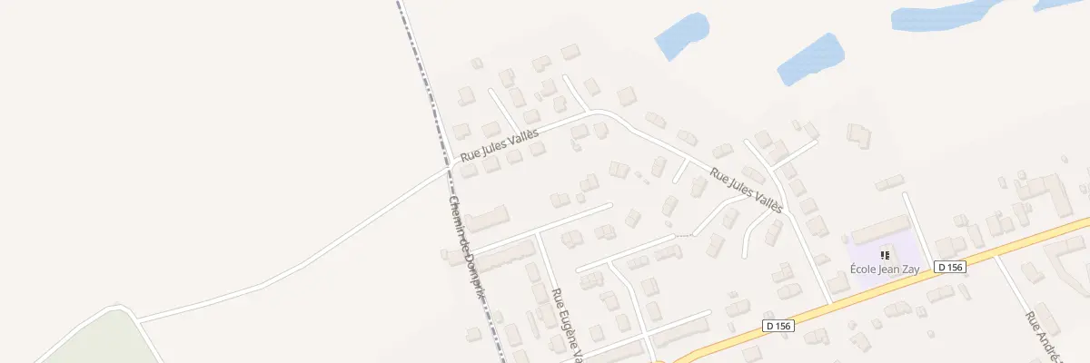 Plan du 1 Rue Eugène Varlin à Piennes