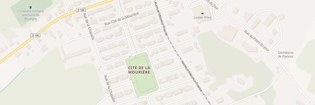 Plan du 87 Rue Cite de la Mouriere à Bouligny