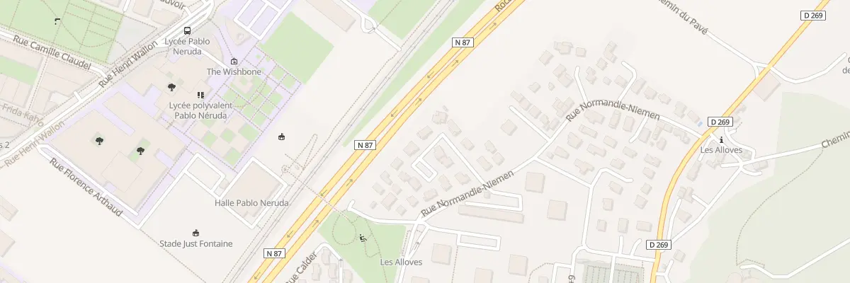 Plan du 10 Rue Jacques Brel à Saint-Martin-d’Hères