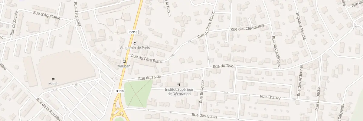 Plan du 7 Rue du Tivoli à Longwy