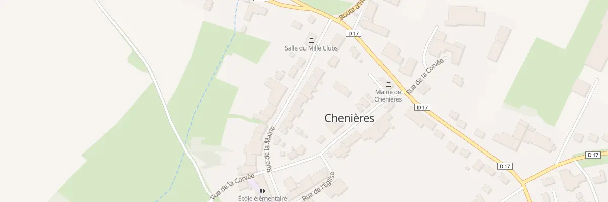 Plan du 9 Rue de la Mairie à Chenières