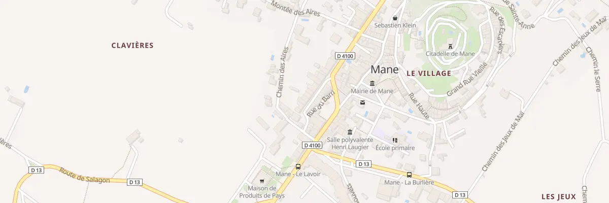 Plan du 49 Rue du Barri à Mane