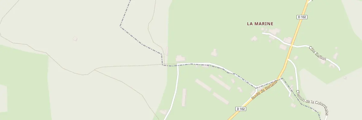 Plan du 284 Che de la Combe à Saint-Christophe-sur-Guiers