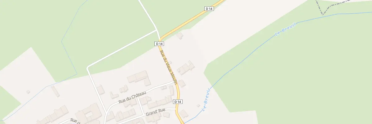 Plan du 16 Rue du Vieux Moulin à Affléville