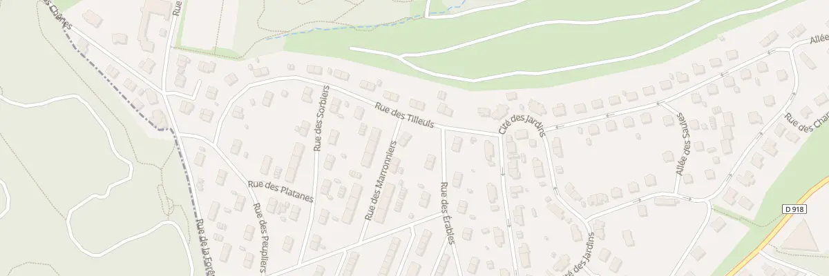 Plan du 1 Rue des Marronniers à Mont-Saint-Martin